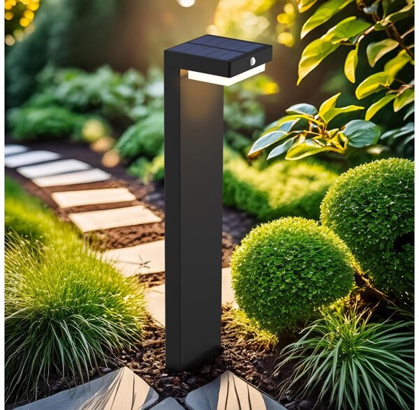 Solight WO7202 - LED Solární lampa se senzorem PALERMO LED/5W/2000mAh IP54 černá