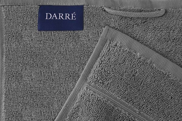 DARRÉ Ručníky a osušky COMFORT DI CASA NUO - tmavě šedá Velikost: ručníček 30 x 50