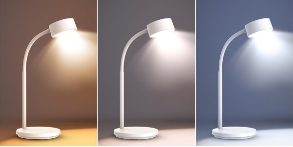 Solight WO3000-W - LED Stmívatelná stolní lampa LED/4,5W/5V 3000/4000/6500K bílá