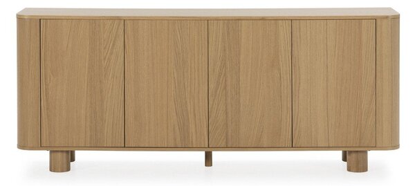 Komoda v dekoru dubu v přírodní barvě 180x75x40 cm Padoc – MOME
