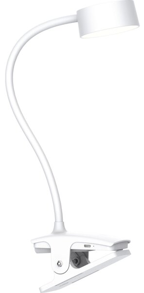 Solight WO3001-W- LED Stm. flexib. lampa s klipem LED/2W/5V 3000/4000/6500K bílá