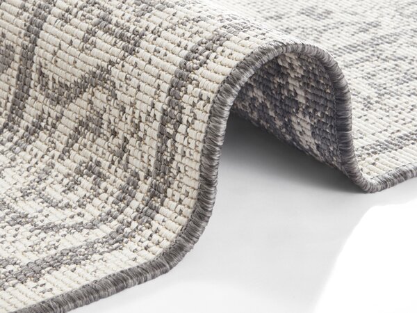 Hanse Home, Kusový koberec Twin Supreme 103870 Cebu Grey/Cream – na ven i na doma, 200x290, šedá, chodba / předsíň