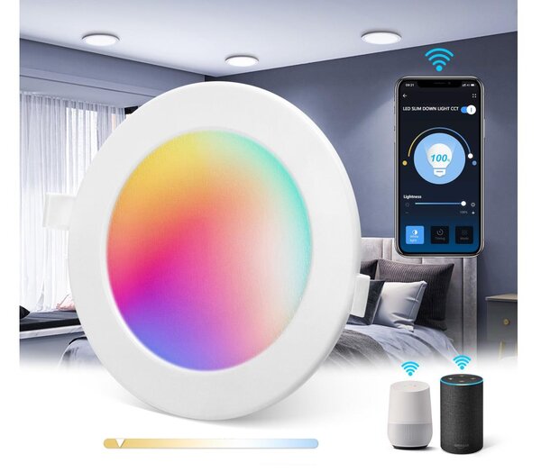 Aigostar - LED RGBW Stmívatelné podhledové svítidlo MESH LED/15W/230V