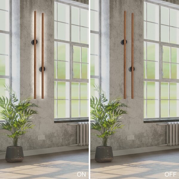 Brilagi - LED Nástěnné svítidlo WOODY LINE LED/12W/230V 120 cm dub třešeň