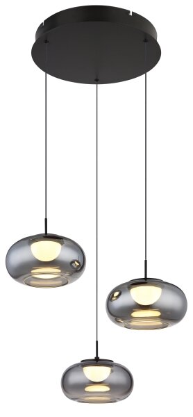 Globo 15744-3H - LED Lustr na lanku QUINTARA 3xLED/6W/230V