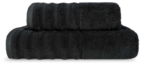 DARRÉ Ručníky a osušky CASA COLORATA - černá Velikost: ručník 50 x 100