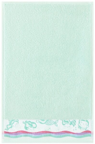 DARRÉ Bavlněný ručník Mořské panny - mint Velikost: ručníček 30 x 50