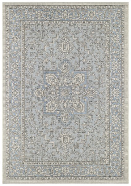 NORTHRUGS - Hanse Home koberce Kusový koberec Jaffa 103876 Azurblue/Taupe - 140x200 cm