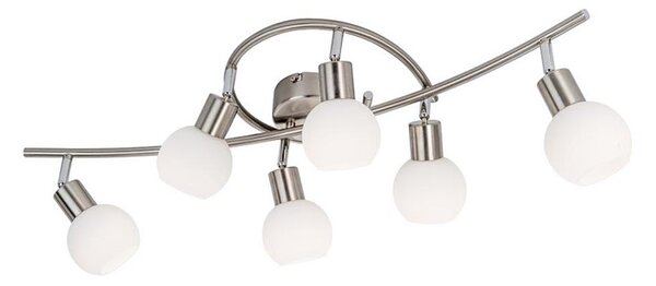 Globo 671606016X - LED Přisazený lustr LOXY 6xE14/5W/230V