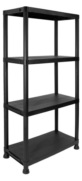 Plastový regál IRVING 131x61x31 cm černý
