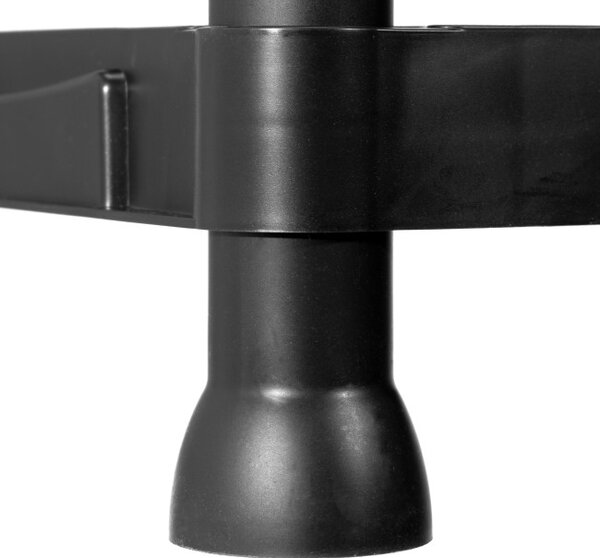 Plastový regál IRVING 171x61x31 cm černý