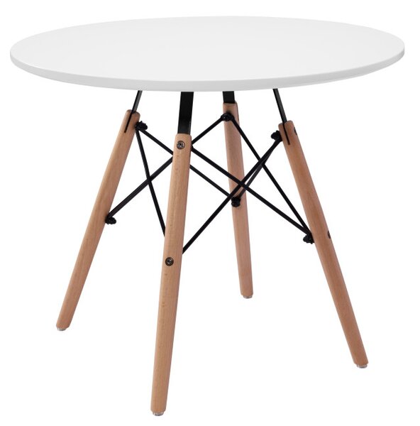Konferenční stolek PARIS DTW 60 cm bílý