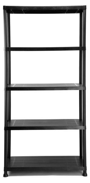 Plastový regál MAXER 180x90x40 cm černý