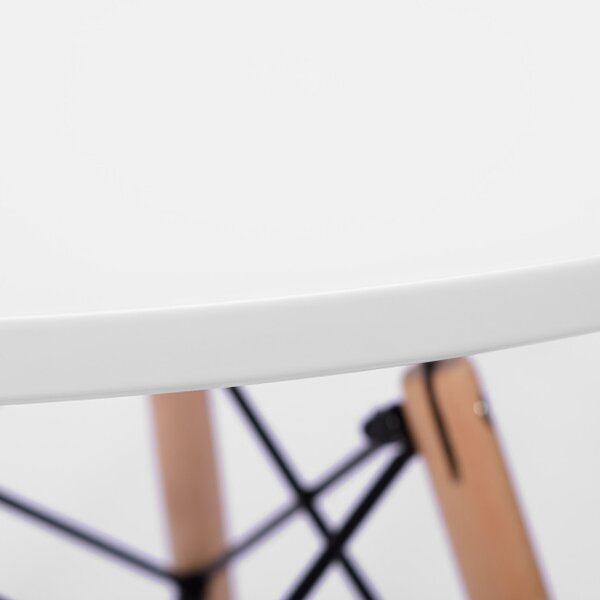 Konferenční stolek PARIS DTW 60 cm bílý