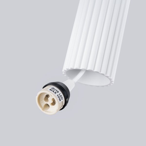 Sollux SL.1536 - Lustr na lanku KARBON 2xGU10/10W/230V bílá