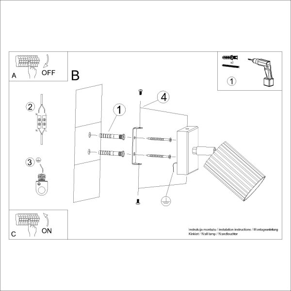 Brilagi - LED Nástěnné bodové svítidlo CRESTO 1xGU10/10W/230V černá