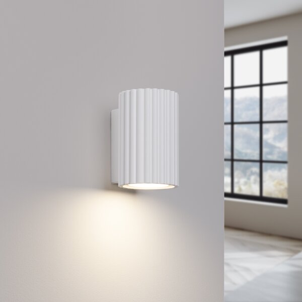 Sollux SL.1646 - Nástěnné svítidlo KARBON 1xGU10/10W/230V bílá