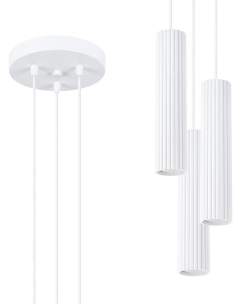 Brilagi - LED Lustr na lanku CRESTO 3xGU10/10W/230V bílá
