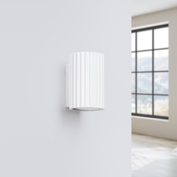 Sollux SL.1646 - Nástěnné svítidlo KARBON 1xGU10/10W/230V bílá