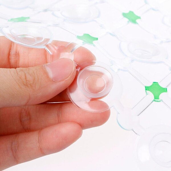 4Leaders Protiskluzová podložka do vany a sprchy bílá 66×37 cm