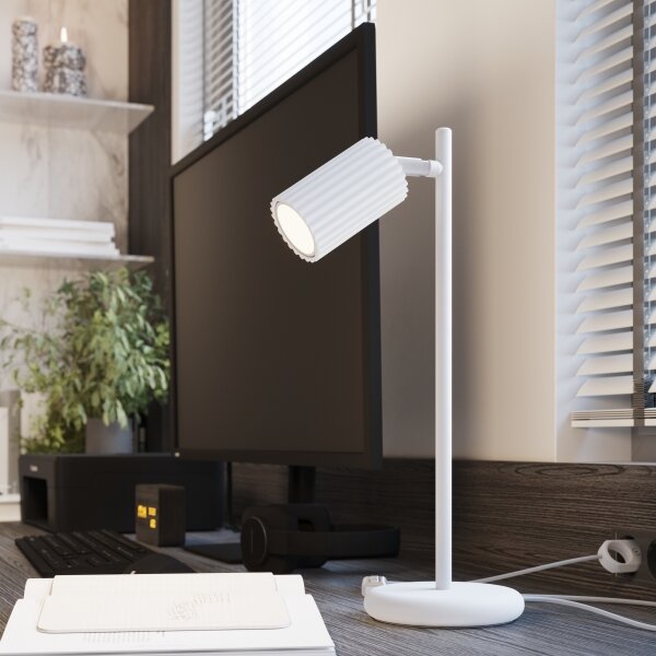 Brilagi - LED Stolní lampa CRESTO 1xGU10/10W/230V bílá