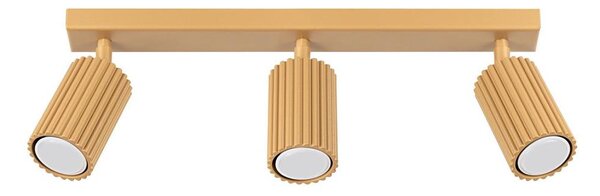 Sollux SL.1562 - Bodové svítidlo KARBON 3xGU10/10W/230V zlatá