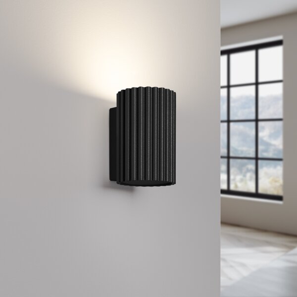 Brilagi - LED Nástěnné svítidlo CRESTO 1xGU10/10W/230V 10 cm černá