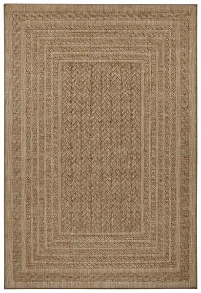 NORTHRUGS - Hanse Home koberce Kusový koberec Forest 103992 Beige/Brown – na ven i na doma - 120x170 cm