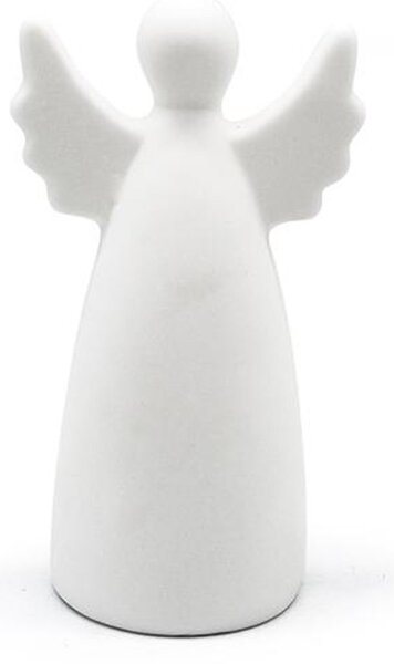 Toro Keramický anděl LED 12,5cm
