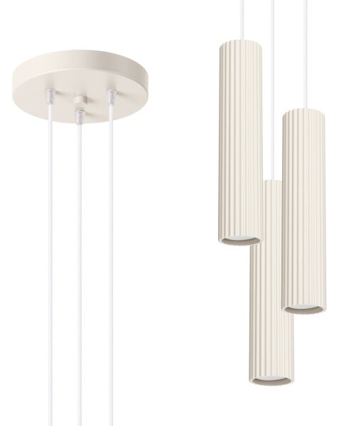 Brilagi - LED Lustr na lanku CRESTO 3xGU10/10W/230V krémová