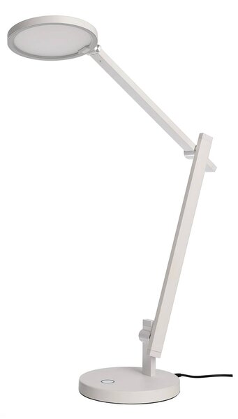 LED solní lampa Adhara 3-step-dim, bílá