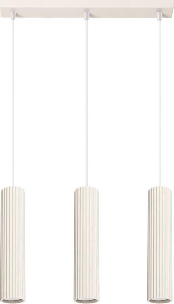 Sollux SL.1594 - Lustr na lanku KARBON 3xGU10/10W/230V krémová
