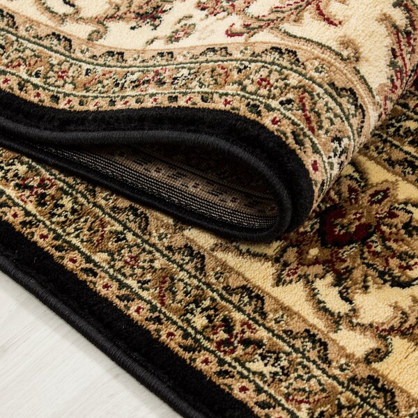 Ayyildiz, Kusový koberec Marrakesh 210 black, 120x170, černá, kancelář