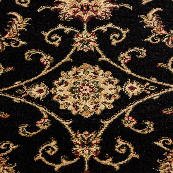 Ayyildiz, Kusový koberec Marrakesh 210 black, 120x170, černá, kancelář