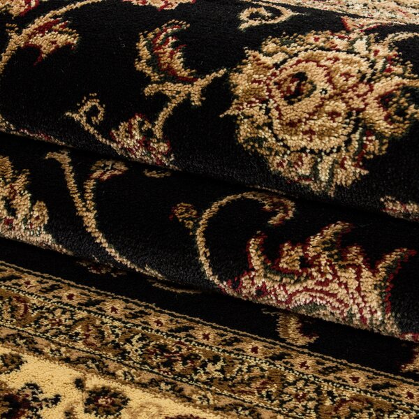 Ayyildiz, Kusový koberec Marrakesh 210 black, 120x170, černá, kancelář