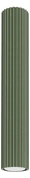 Sollux SL.1609 - Bodové svítidlo KARBON 1xGU10/10W/230V 40 cm zelená
