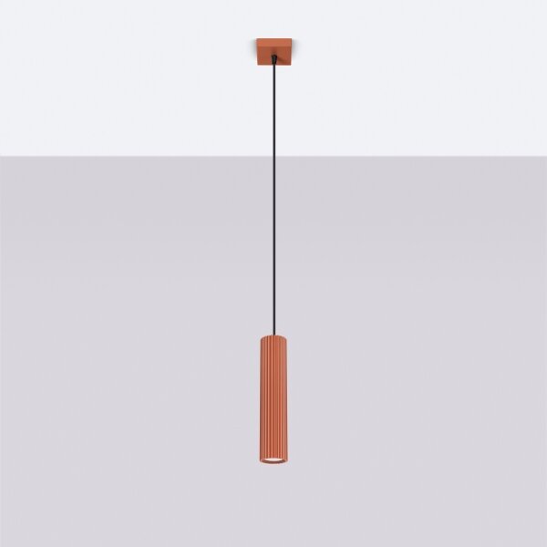 Brilagi - LED Lustr na lanku CRESTO 1xGU10/10W/230V červená