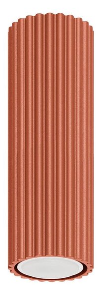 Sollux SL.1626 - Bodové svítidlo KARBON 1xGU10/10W/230V 20 cm oranžová