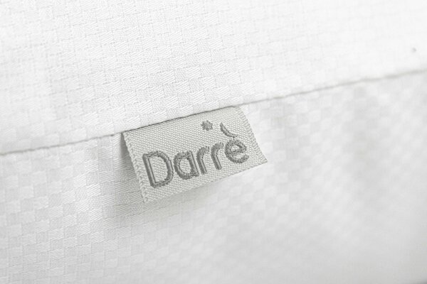 DARRÉ Saténové povlečení Kostička 3mm - bílá Velikost: 140 x 200 + 70 x 90