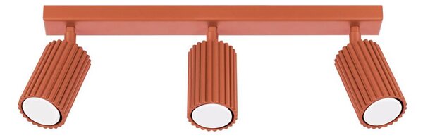 Sollux SL.1638 - Bodové svítidlo KARBON 3xGU10/10W/230V oranžová