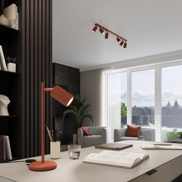 Brilagi - LED Stolní lampa CRESTO 1xGU10/10W/230V červená