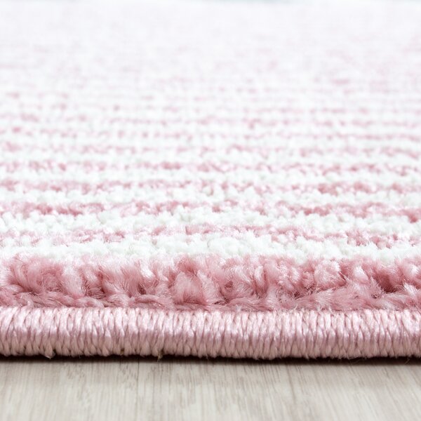 Ayyildiz, Dětský kusový koberec Kids 620 pink kruh, 120x120 (průměr) kruh, růžová, dětský pokoj