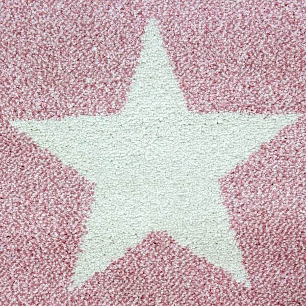 Ayyildiz, Dětský kusový koberec Kids 620 pink kruh, 120x120 (průměr) kruh, růžová, dětský pokoj