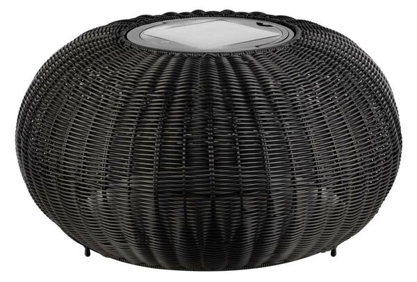 BIG WHITE SLV ADEGAN venkovní stojací lampa, plochá, solární, 2200 K, IP65, černá 1008388