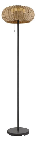 BIG WHITE SLV ADEGAN venkovní stojací lampa, solární, 2200 K, IP65, hnědá 1008387