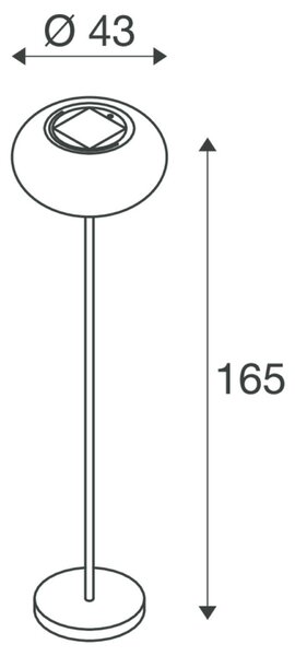 BIG WHITE SLV ADEGAN venkovní stojací lampa, solární, 2200 K, IP65, černá 1008386