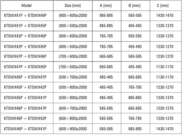 Deante Kerria Plus sprchové dveře 60 cm sklopné černá matný/průhledné sklo KTSWN46P