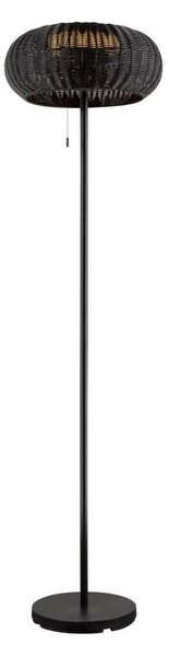 BIG WHITE SLV ADEGAN venkovní stojací lampa, solární, 2200 K, IP65, černá 1008386
