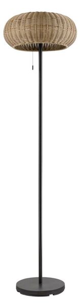 BIG WHITE SLV ADEGAN venkovní stojací lampa, solární, 2200 K, IP65, hnědá 1008387