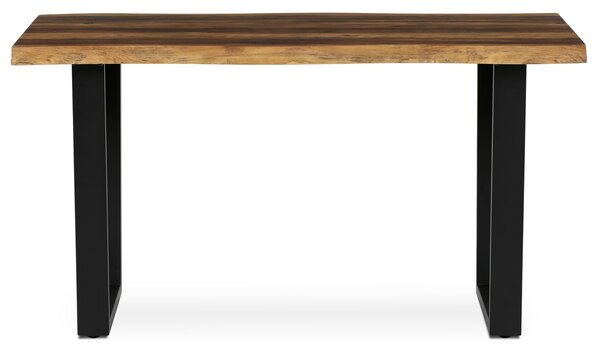 Vikio Stůl jídelní 140x80 staré dřevo kovové nohy AJS149OW